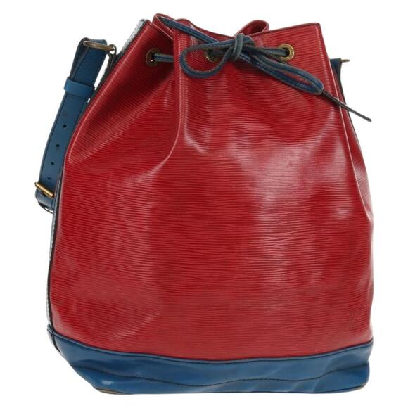 LOUIS VUITTON Epi Noe Shoulder Bag Bicolor Red Blue M44084 LV Auth 157736